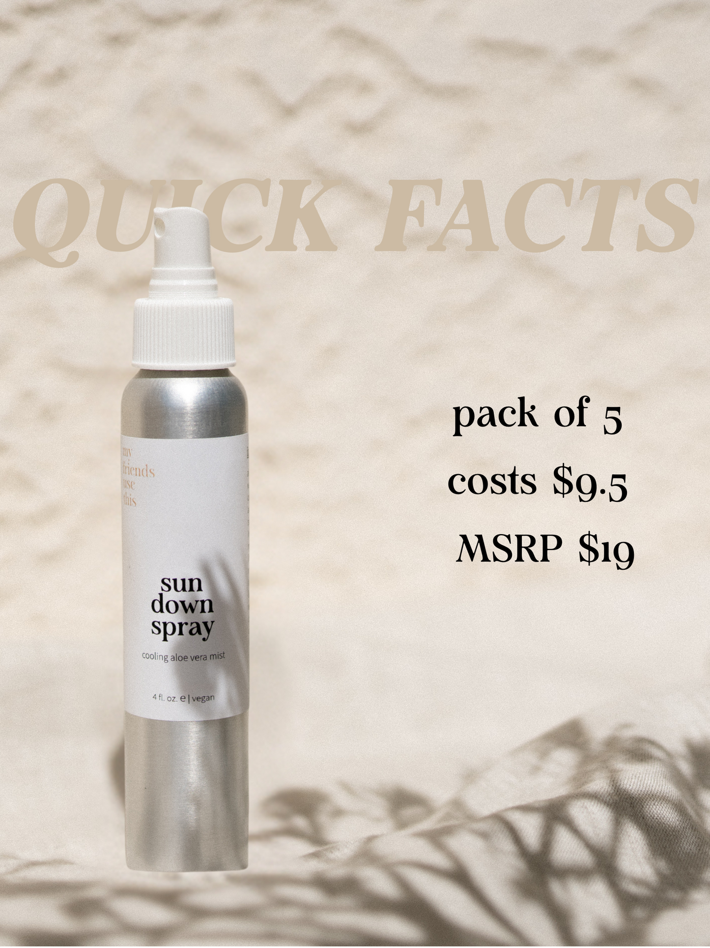 Wholesale Sun Down Spray